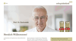 Desktop Screenshot of koeln-orthopaedie.de